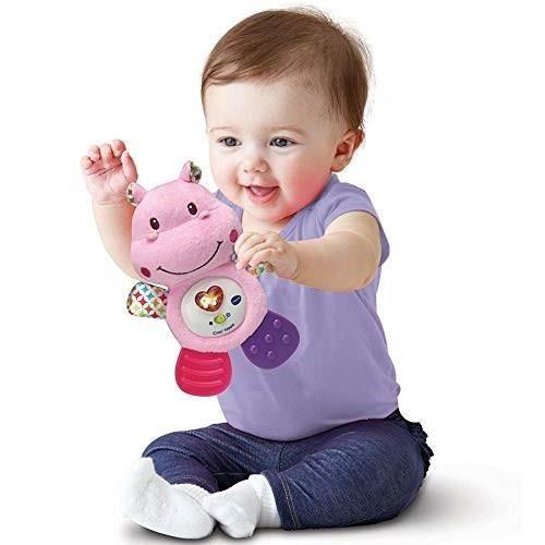 VTech Croc' Hippo Rose Baby Baby Giocattolo Primo Age, HOCHET, 80-502555 Versione FR
