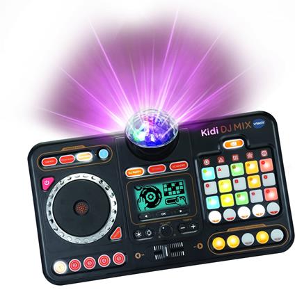 Kidi dj mix, console per mixare come un vero dj e creare le tue registrazioni e mix musicali!