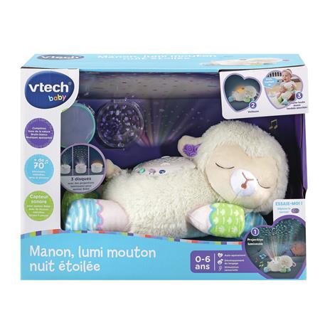 VTech Baby MANON, LUMI MOUTON NUIT ÉTOILÉE 3 EN 1 - 6