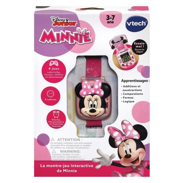 VTech Jouets Electroniques Educatifs LA MONTRE-JEU INTERACTIVE DE MINNIE