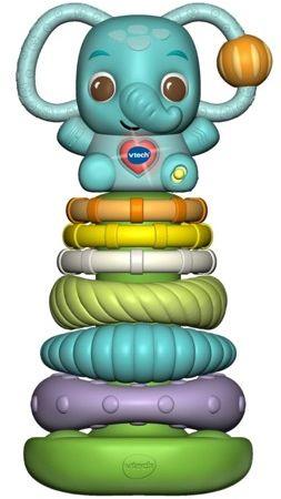 VTech Play Green NINO, ÉLÉPHANTEAU EMPILO 3 EN 1 (PLASTIQUE BIO SOURCÉ)