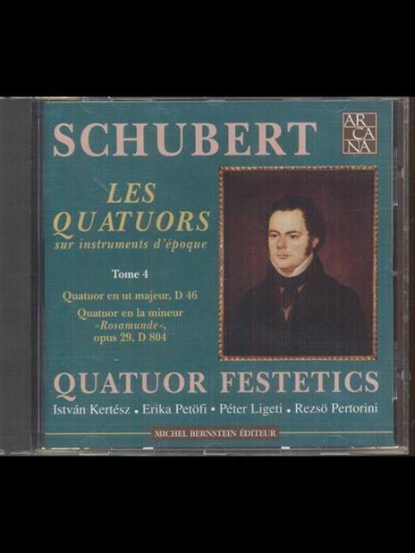 Quartetti D804, D46 - CD Audio di Franz Schubert,Quartetto Festetics - 3