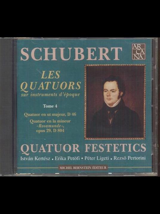 Quartetti D804, D46 - CD Audio di Franz Schubert,Quartetto Festetics