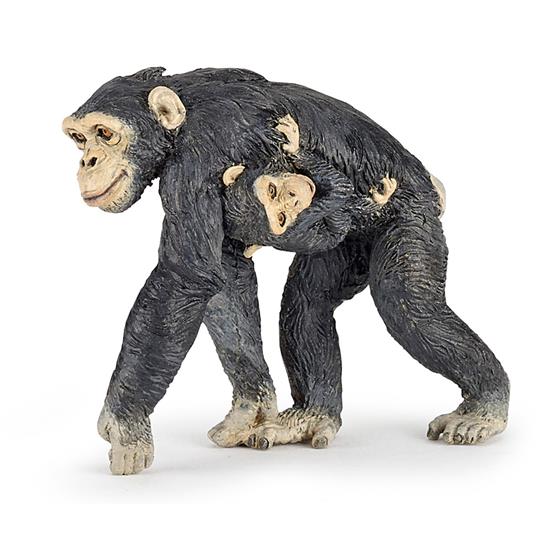 Chimpanzee con cucciolo
