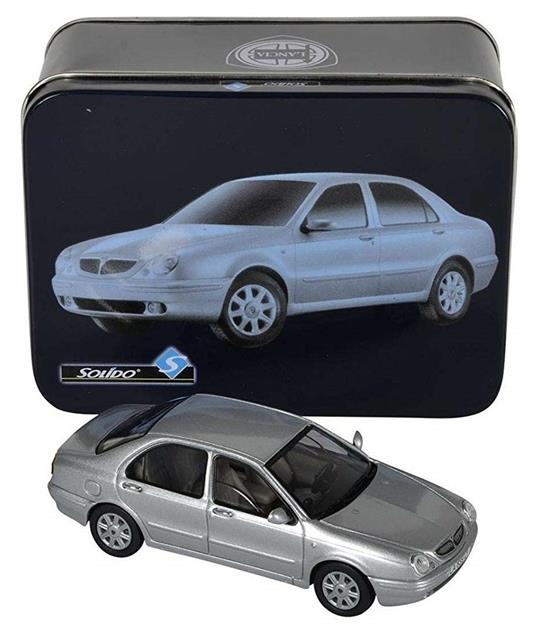 Solido Lancia Lybra Silver 1999 1/43 Tin Box Gift Set