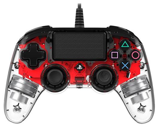 NACON Ctrl Wired Rosso Luminoso PS4 - 2