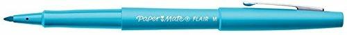 Penna Flair Nylon Pastel punta fibra M 1.1. Confezione da 4. Turchese, arancione, magenta, viola - 3