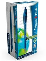 Penna a sfera a scatto Paper Mate Flexgrip Ultra Recycled blu. Confezione 36 pezzi