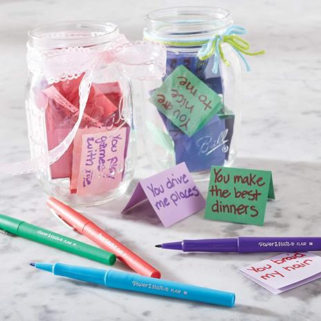 Penna Papermate Flair-Nylon Candy Pop Colori Assortiti - Blister da 24 - 5