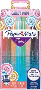 Cartoleria Penna FLAIR/NYLON versione "CANDY POP" in Wallet 16 colori Paper Mate