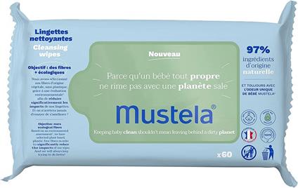 Mustela Salviettine Detergenti Offerta 4 Confezioni da 60 pz