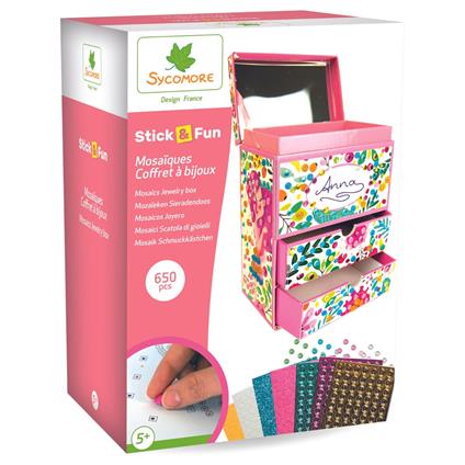 Faujas: CRE7048 - Stick''N Fun - 3D Mosaiques - Coffret Bijoux
