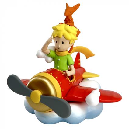 The Little Prince Figura Little Prince & Fox On The Plane 7 Cm Plastoy