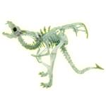 Dragons. Drago scheletro fluorescente