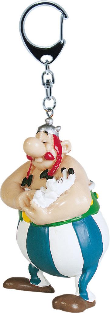 Portachiavi Asterix. Obelix con Idefix