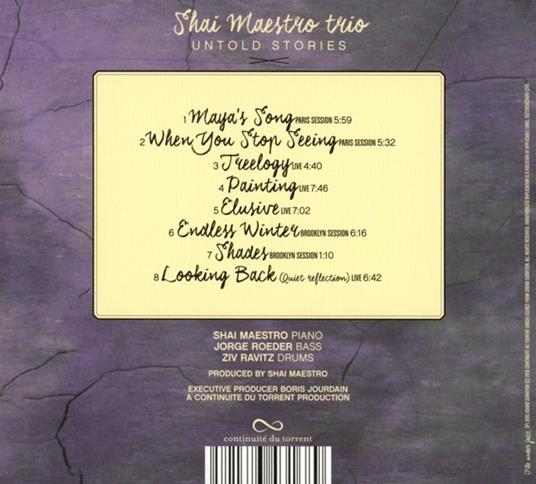 Untold Stories - CD Audio di Shai Maestro - 2