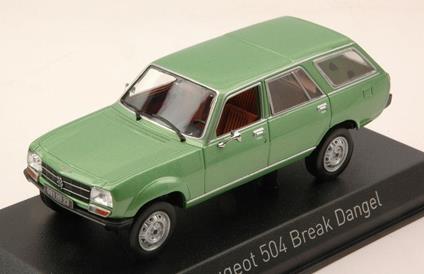 Peugeot 504 Break Dangel 1980 Green Metallic 1:43 Model NV475430
