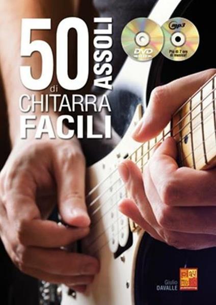  50 Assoli di chitarra facili + CD MP3 + DVD - copertina