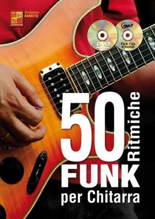  50 Ritmiche Funk per Chitarra + CD Mp3 + DVD - Baratto  - copertina