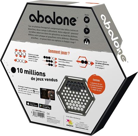 Asmodee AB02FRN Abalone Gioco da tavola Versione 2018 (Versione Francese) - 3