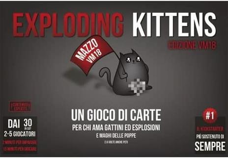 Exploding Kittens VM18 - Base - ITA. Gioco da tavolo - 3