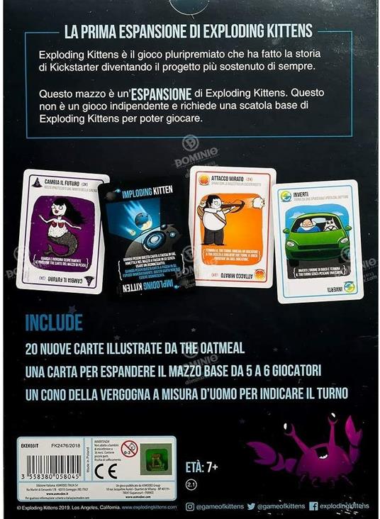 Exploding Kittens. Imploding Kittens. Esp. Gioco da tavolo - ITA - 4