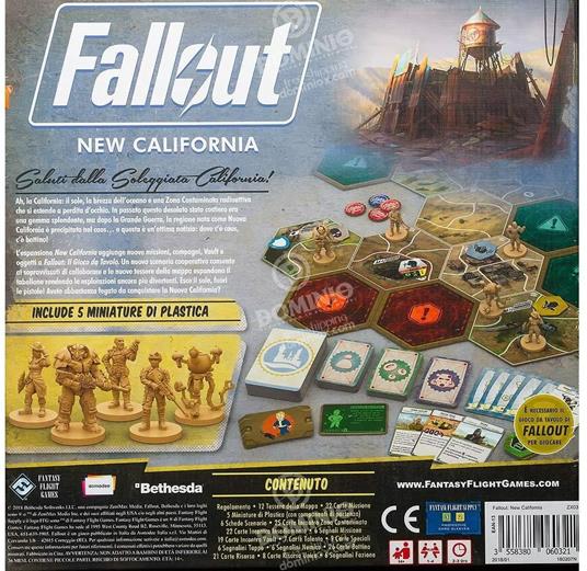Fallout - New California - Esp. - ITA. Gioco da tavolo - 2