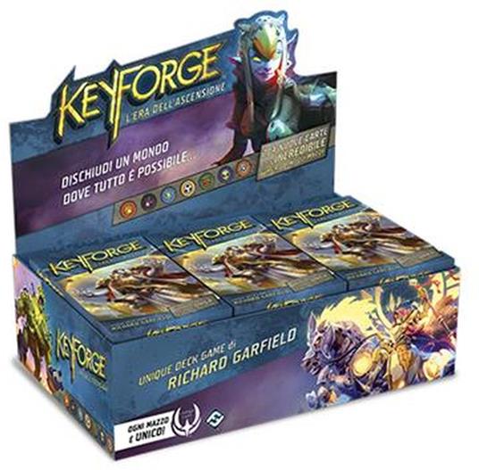 KeyForge, l'Era dell'Ascensione. Mazzo. Base. Gioco da tavolo - ITA - 3
