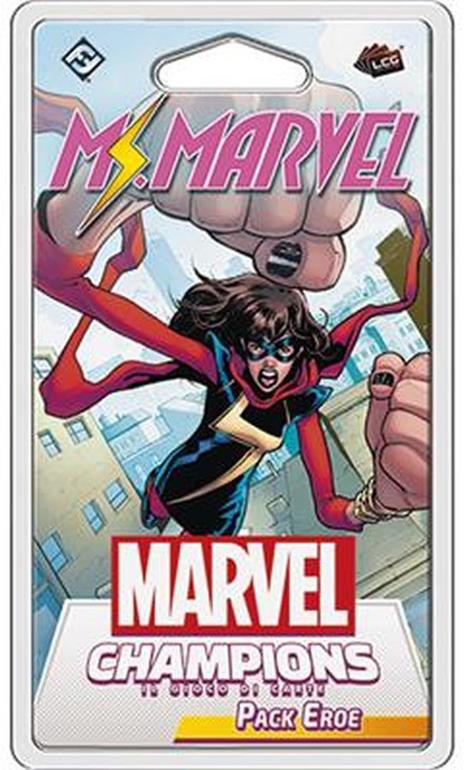 Marvel Champions LCG - Ms. Marvel (Pack Eroe). Esp. - ITA. Gioco da tavolo