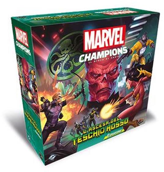 Marvel Champions LCG - LAscesa del Teschio Rosso (Pack Scenario). Esp. - ITA. Gioco da tavolo