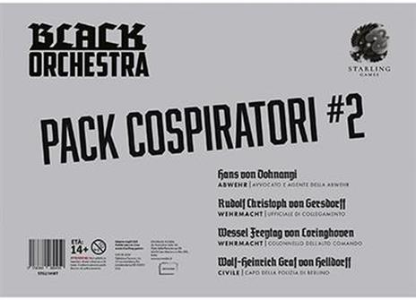Black Orchestra - Pack Cospiratori 2. Esp. - ITA. Gioco da tavolo
