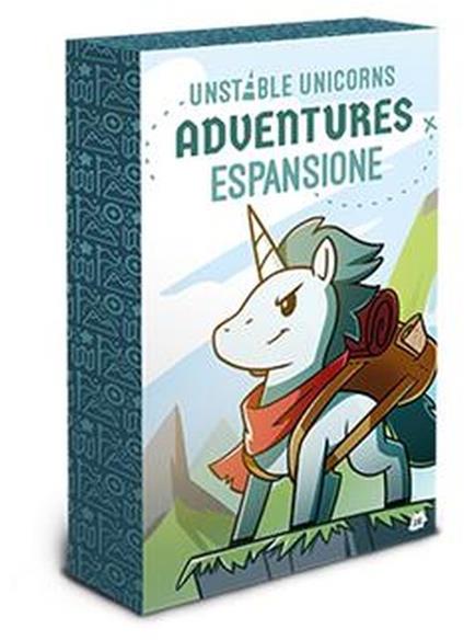 Unstable Unicorns - Adventures (Pack Espansione). Esp. - ITA. Gioco da tavolo