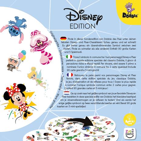 Dobble Disney Edition. Gioco da tavolo - 5