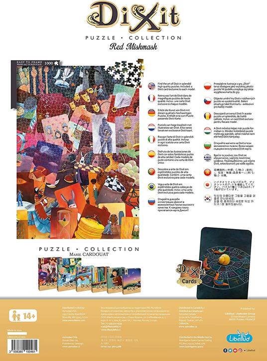 Dixit Puzzle - Red MishMash (1.000 pz.). Puzzle - ITA. Gioco da tavolo - 3