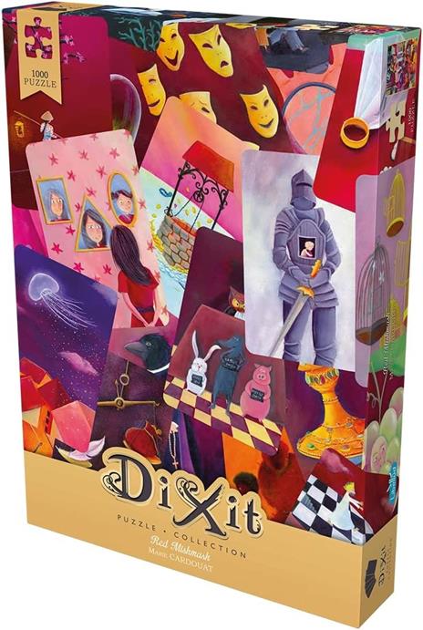 Dixit Puzzle - Red MishMash (1.000 pz.). Puzzle - ITA. Gioco da tavolo - 4