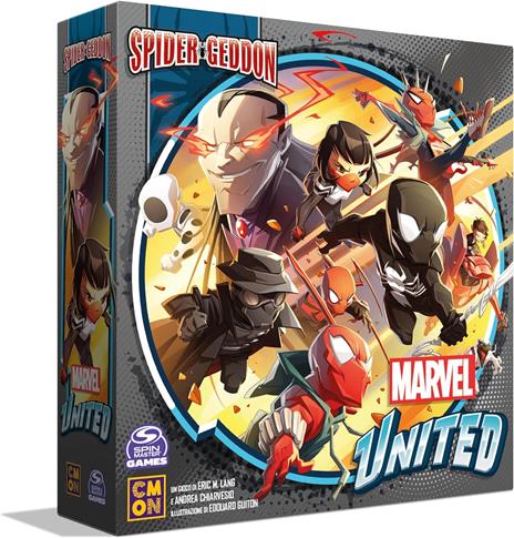 Asmodee - Marvel United - Spider-Geddon - Gioco da Tavolo, 1-5 Giocatori, 14+ Anni, Edizione in Italiano
