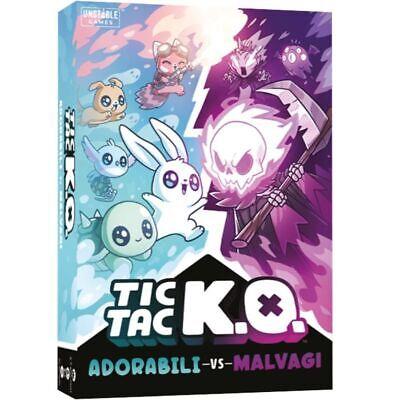 TIC TAC K.O. - Adorabili Vs. Malvagi. Gioco da tavolo
