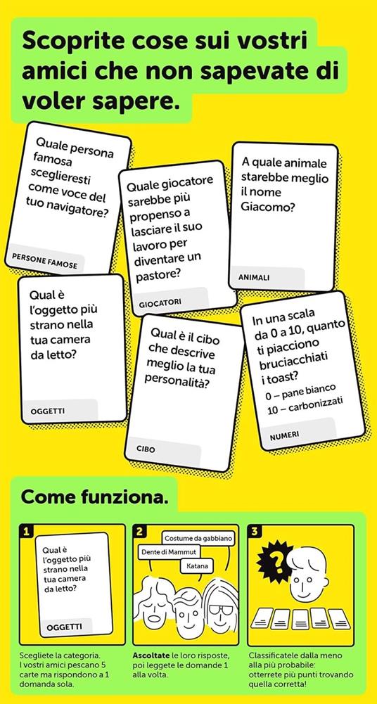 Domande stupide da fare ai vostri amici. Gioco da tavolo - 2