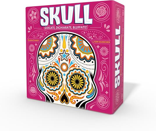 Asmodee: Skull, Gioco da Tavolo in Formato da Viaggio, 10+ Anni, 2-4 Giocatori, Edizione in Italiano - 2