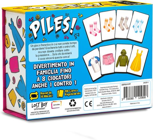 Asmodee Piles, Gioco da Tavolo, 8+ Anni, 2-8 Giocatori, Edizione in Italiano - 2