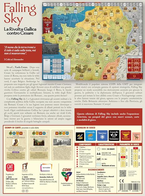 Asmodee - Falling Sky, Gioco da Tavolo, Gioco di Strategia per Esperti, 14+ Anni, 1-4 Giocatori, 180 min - 2
