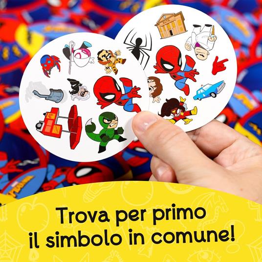 Asmodee – DOBBLE SPIDER-MAN – Gioco da Tavolo Rapido e Divertente per Famiglie, Bambini e Amici – Carte da Gioco da Viaggio - 2