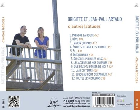 Brigitte And Jean-Paul Artaud - D'Autres Latitudes - CD Audio - 2