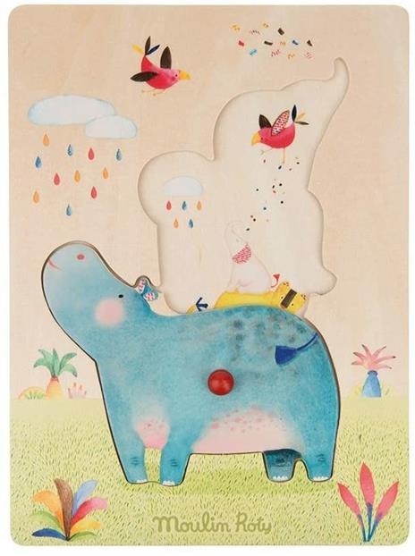 Moulin Roty 658303 - Puzzle Ad Incastro Degli Animali - 2