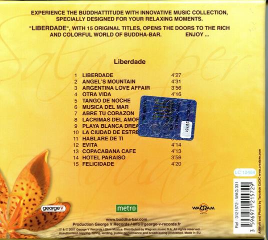 Buddhattitude. Liberdade - CD Audio - 2