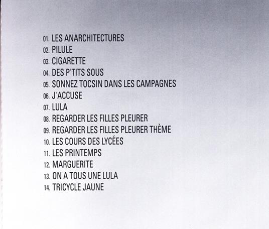 J'accuse - CD Audio di Saez - 2