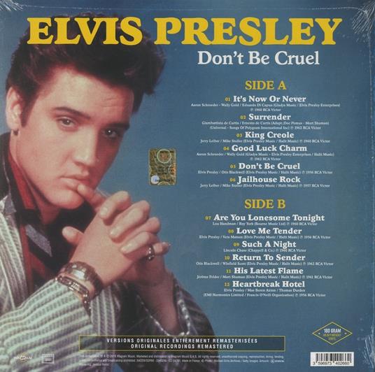 Dont Be Cruel - Vinile LP di Elvis Presley - 2
