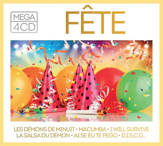 Mega 4 Cd - Fete (4 Cd) - CD Audio