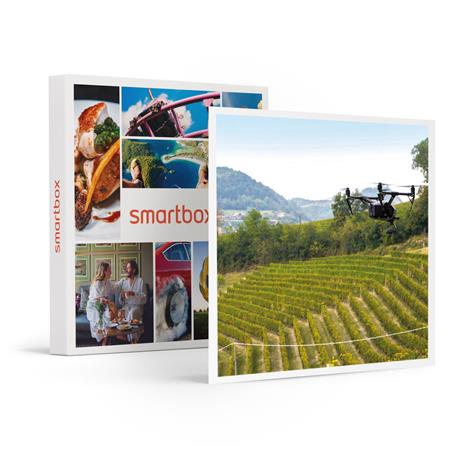 SMARTBOX - Langhe ad alta quota: 1 giornata di volo con drone professionale e 1 pranzo - Cofanetto regalo