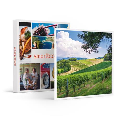 SMARTBOX - Calici e relax nellOltrepò Pavese: 1 notte in agriturismo con degustazione in cantina - Cofanetto regalo